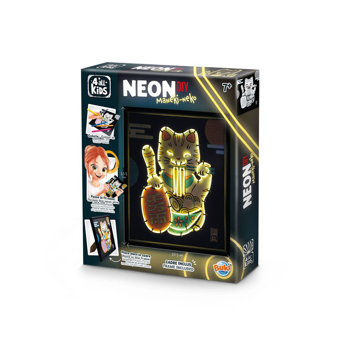 Сет за изработка 'Neon Maneki-Neko' 