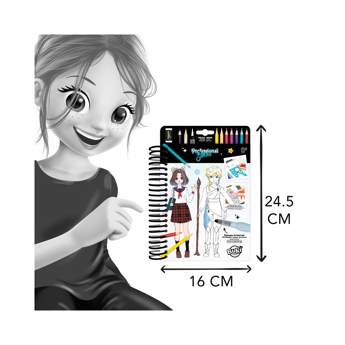 Креативен сет 'Professional Studio - Manga' 