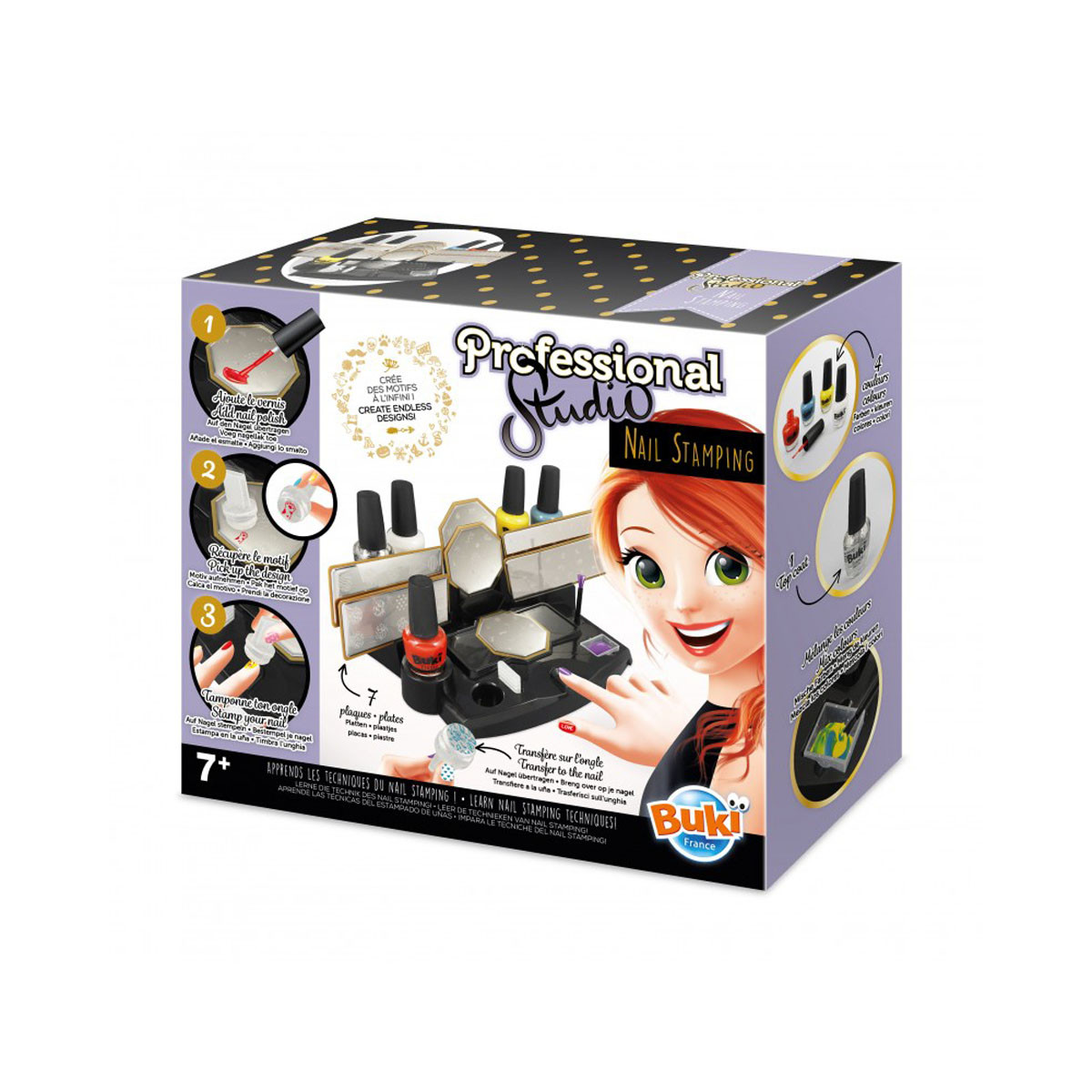 Сет за изработка декорации за нокти 'Professional Studio - Nail Stamping' 