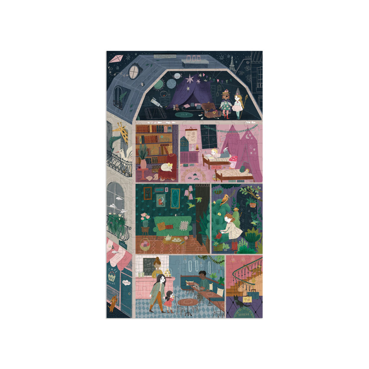 Сложувалка 'The Townhouse - Les Parisiennes' 200 парчиња 