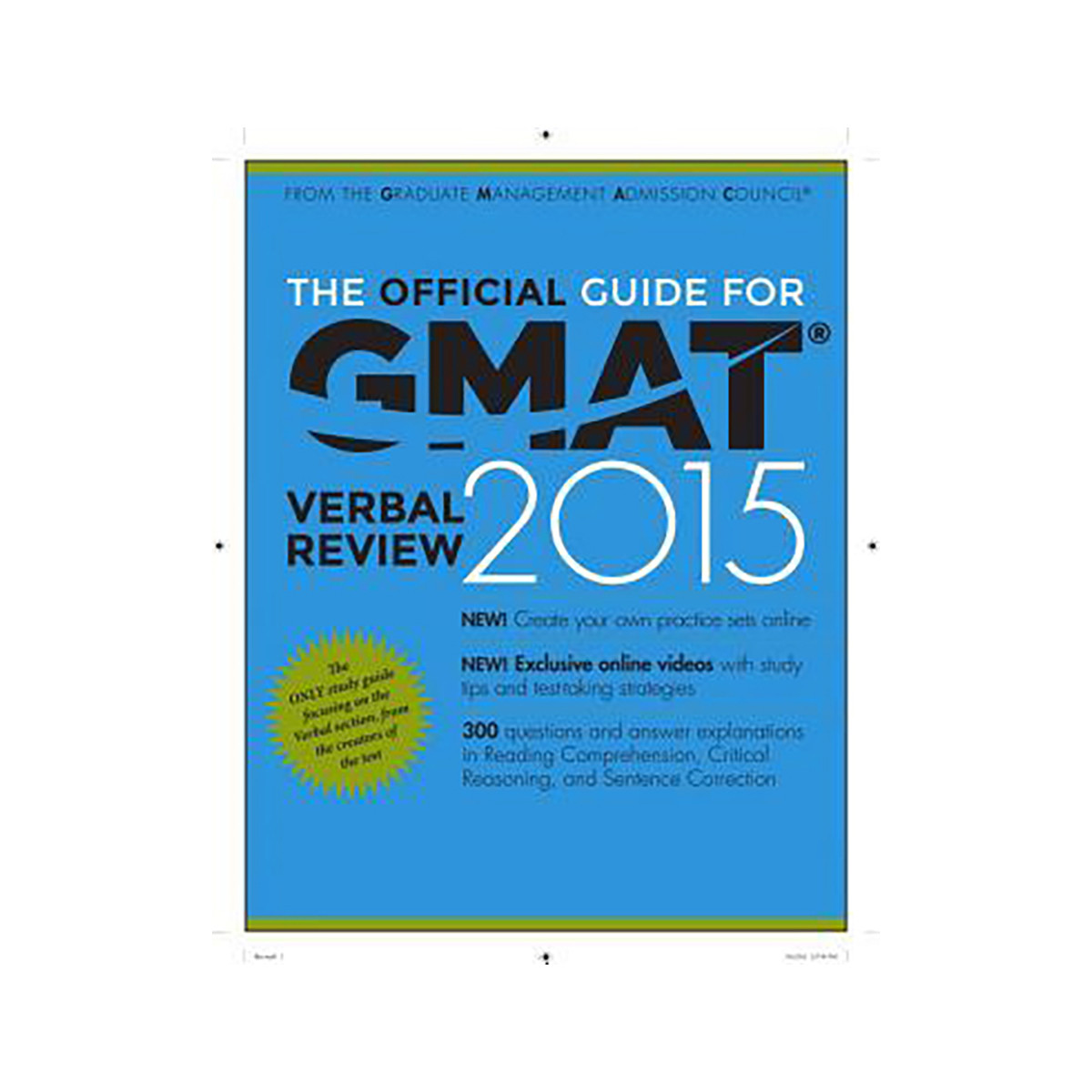 The Official Guide for GMAT Verbal Review 2015, With Online Question Bank and Ex 