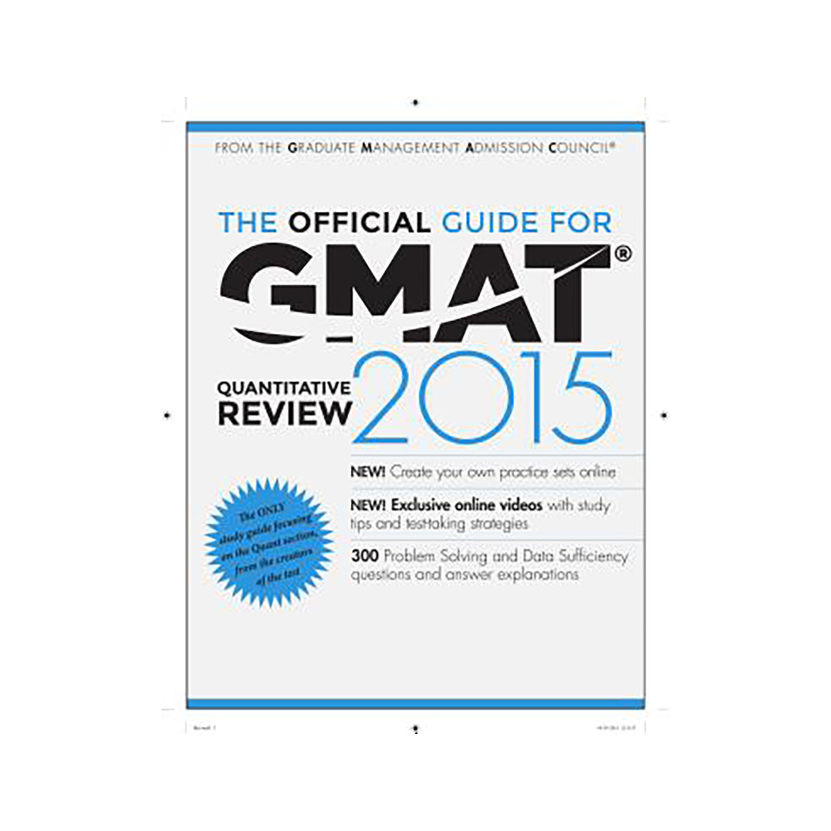 The Official Guide for GMAT Quantitative Review 2015 with Online Question Bank a 