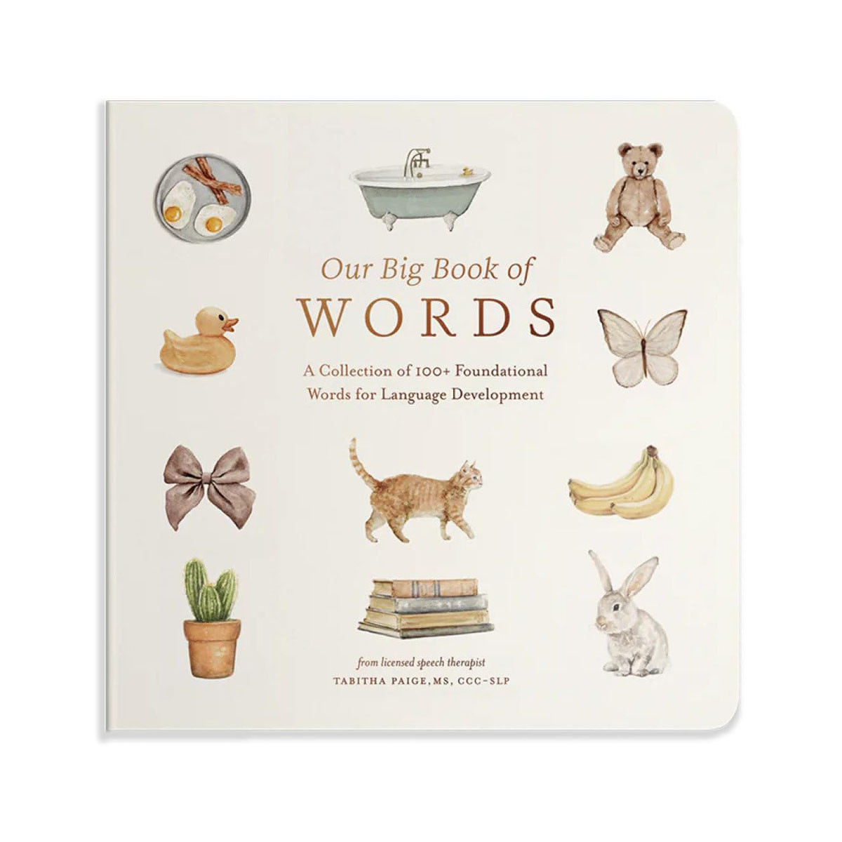 Our Big Book of First Words: A Collection of 100+ Foundational Words for Languag 