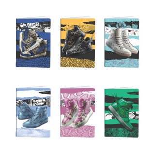 Тетратка, Lipa Mill/Mar-Mar, Premium - Sneakers, A4, линии 