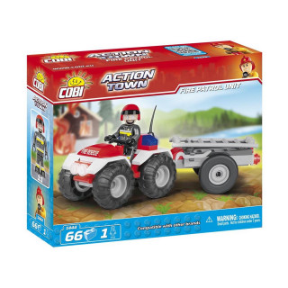Коцки за градба, Action Town , Fire Patrol Unit, 66 парчиња