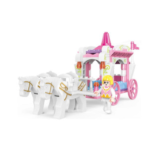 Коцки за градба, Girls, Princess Carriage, 98 парчиња