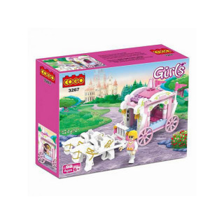 Коцки за градба, Girls, Princess Carriage, 98 парчиња