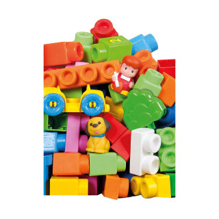 Сет за градба, Clemmy Plus Build and Create Box, 80 парчиња