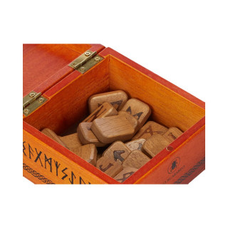 Deluxe Wooden Runes: 25 wooden runes in wooden box