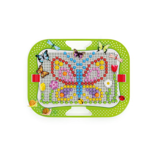 Табла со пинови и фигури, Nature Fun Bugs & Pegs, 316 парчиња 