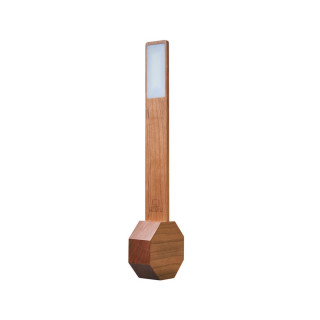 Часовник/Ламба, Octagon One Plus Portable Alarm Clock Desk Light, дрво - цреша