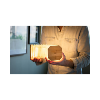 Паметна ламба - Хармоника, Smart Accordion Lamp, дрво - бамбус 