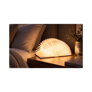 Паметна ламба - Книга, Large Smart Book Lamp, голема, дрво - јавор 