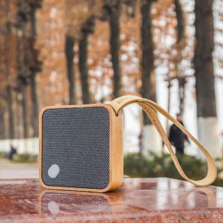 Звучник, Mi Square Pocket Bluetooth Speaker, дрво - цреша 
