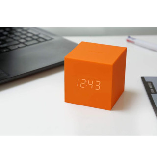 Часовник, Gravity Cube Click Clock, портокалов