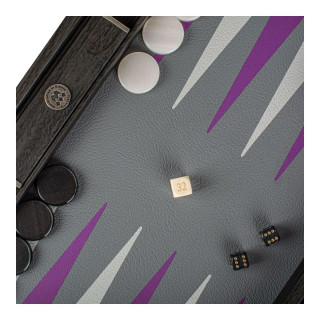 Сет за табла, Handcrafted Traffic Purple Minimalist Art, голем