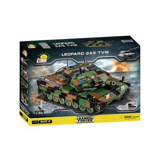 Коцки за градба, Armed Forces, Leopard 2A5 TVM, 945 парчиња