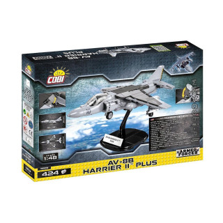 Коцки за градба, Armed Forces, AV-8B Harrier II Plus, 410 парчиња