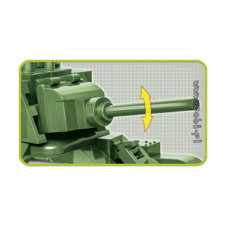 Коцки за градба, WW2 Historical Collection, T-34/76, 270 парчиња