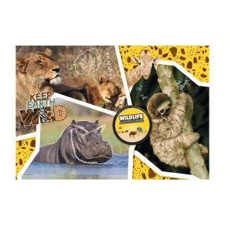 Сложувалка, Super Color, National Geographic Kids - Wildlife Adventures, 104 парчиња 