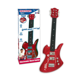 Електронска рок гитара, iPlay, Electronic Rock Guitar, 62 цм, црвена 