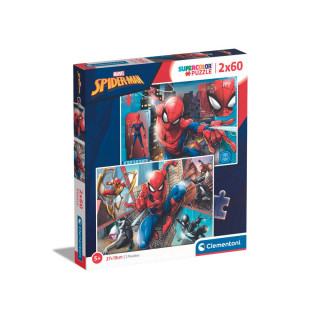 Сложувалка 2 во 1, Marvel, Spider-Man, 2 x 60 парчиња