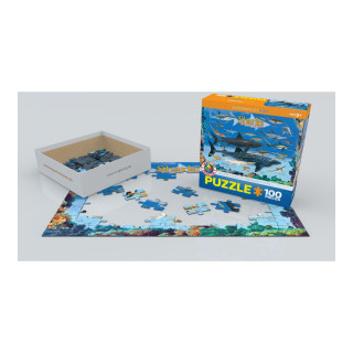 Сложувалка, Smart Kids Collection, Sharks, 100 парчиња