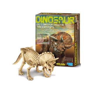 STEM сет, Kidz Labs, Dig a Dinosaur Skeleton - Triceratops 