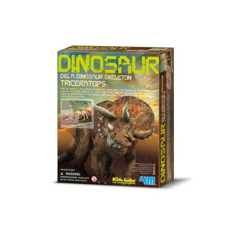 STEM сет, Kidz Labs, Dig a Dinosaur Skeleton - Triceratops 
