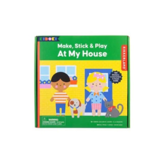 Креативен сет за изработка - Куќа, Make, Stick & Play - At My House 