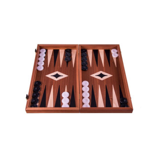 Сет за табла, Handcrafted Mahogany - Elegant Marquetry, црн