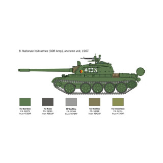 Макета, Military Vehicles, T-55 A, 1:72 