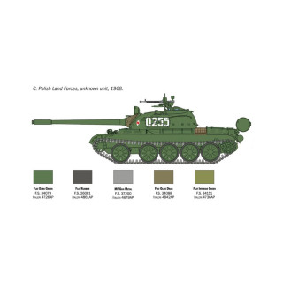 Макета, Military Vehicles, T-55 A, 1:72 