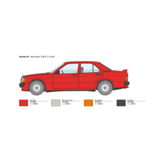 Макета, Cars and Bikes, Mercedes-Benz 190E 2.3 16v, 1:24