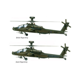 Макета, Helicopters, AH - 64 D Apache Longbow, 1:72