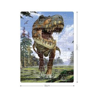 Сложувалка, National Geographic Kids: Dino Puzzle Egg - T-Rex, 63 парчиња 