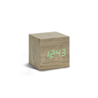 Часовник, Wooden Cube Click Clock , дрво-јасен