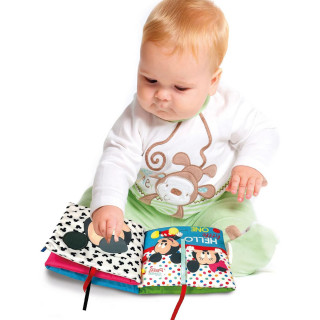 Мека книга со активности за деца, Clementoni Baby, Disney - Hello Little One