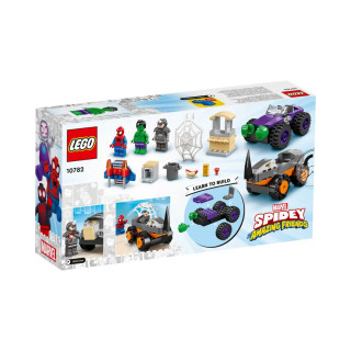 LEGO коцки, Marvel: Spidey Amazing Friends - Hulk vs. Rhino Truck Showdown