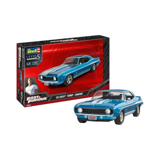 Сет макета + бои, Fast &Furious - 1969 Chevy Camaro Yenko, 1:24 