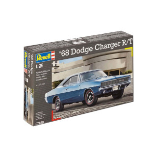 Макета, '68 Dodge Charger R/T, 1:25