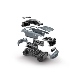 Макета, Build'n'Race, Mercedes AMG GT R - Gray, 1:43