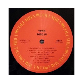 Винил, Toto - Toto IV (1982)