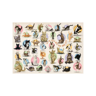 Сложувалка, Yoga Kittens, 500 парчиња 