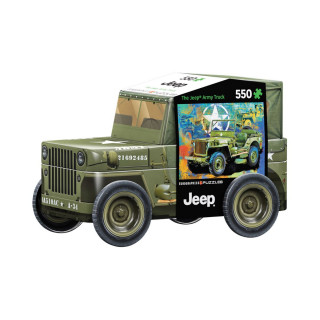 Сложувалка во декоративна кутија, Military Jeep, 550 парчиња