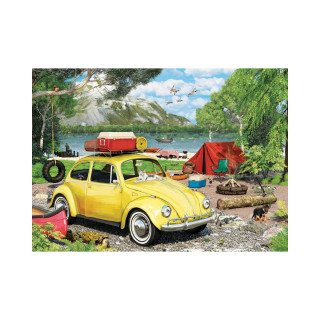 Сложувалка во декоративна кутија, VW Beetle Camping, 550 парчиња
