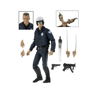 Фигура, NECA, Predator - Terminator 2 - T-1000 Motorcycle Cop (Ultimate Series)