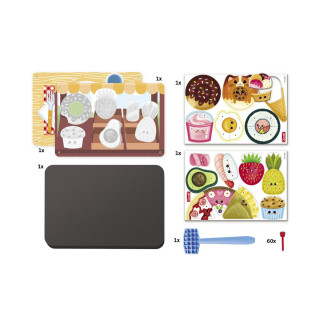 Креативен сет, Play Creativo - Tap Tap Food (Mix & Match)