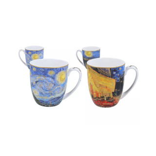 Сет од 2 шолји, Van Gogh - Starry Night & Café Terrace at Night