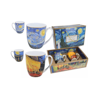 Сет од 2 шолји, Van Gogh - Starry Night & Café Terrace at Night